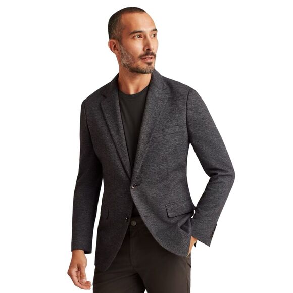 Bonobos Men's Jetsetter Knit Blazer Jacket Size 44R Italy Fortex - Picture 2 of 16